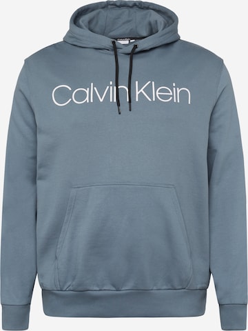Sweat-shirt Calvin Klein Big & Tall en gris : devant
