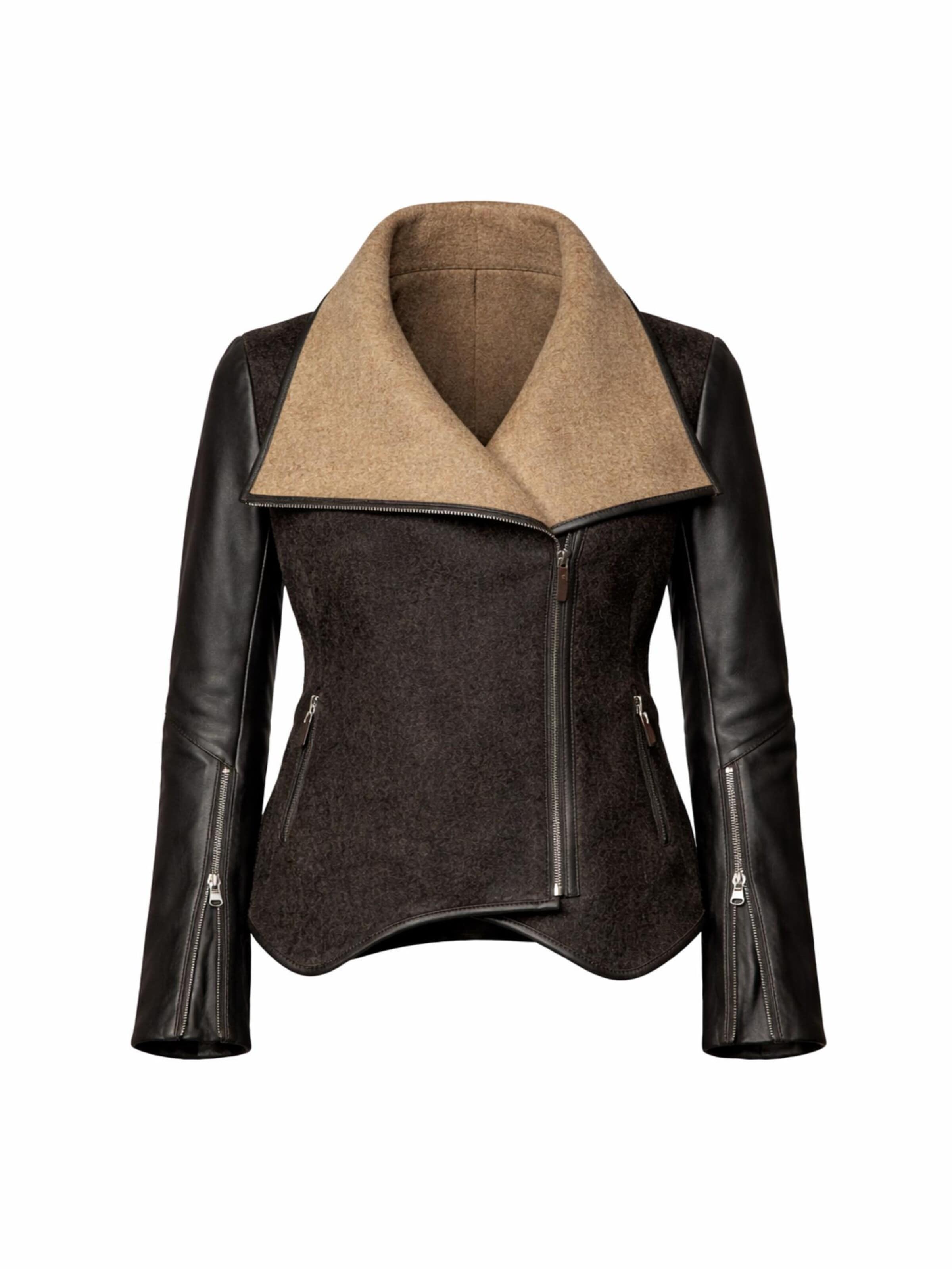 VESPUCCI BY VSP Winterjacke 'Emma'‌‌ in Braun: Vorderseite