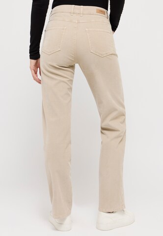 Angels Regular Straight-Leg Jeans in Beige