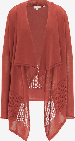 Usha Knit Cardigan in Red: front