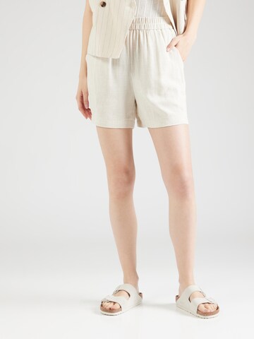 PIECES Regular Broek 'VINSTY' in Beige: voorkant