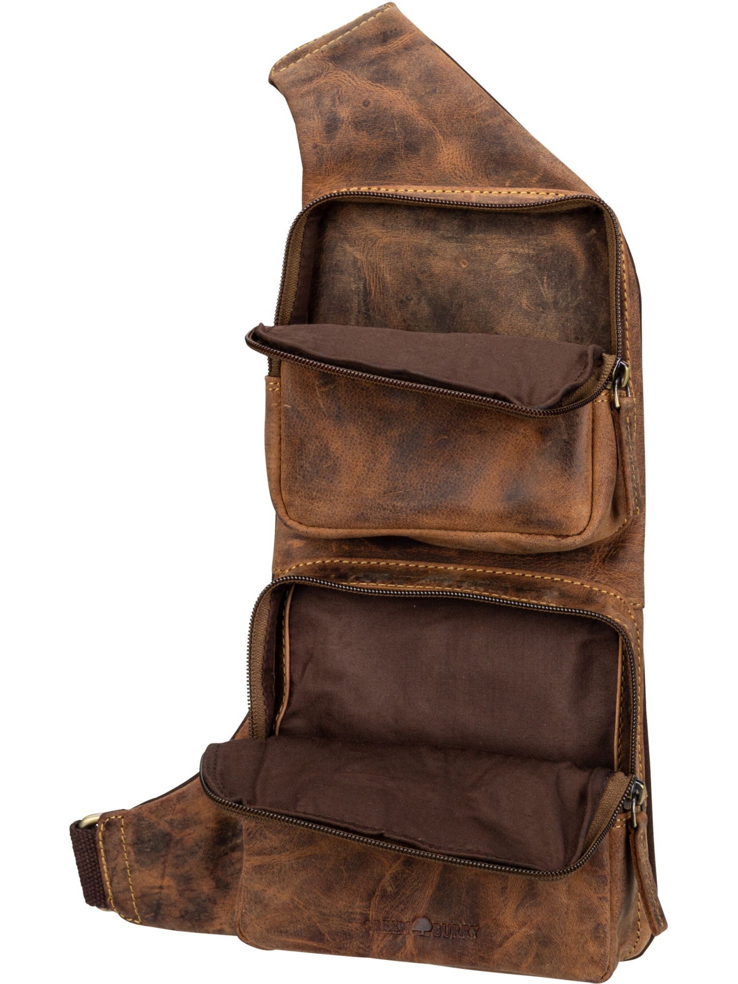 GREENBURRY Backpack ' Vintage 1543 B' in Brown