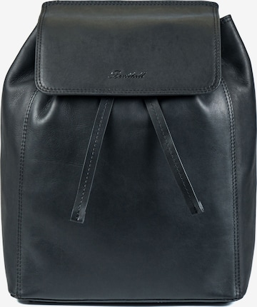 Benthill Rucksack in Schwarz: Vorderseite
