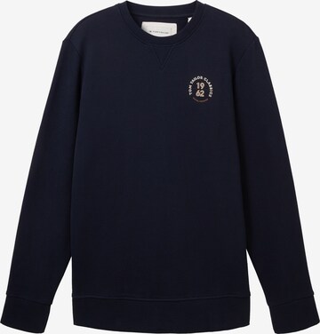 Sweat-shirt TOM TAILOR en bleu : devant