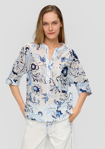 Camicia da donna di s.Oliver in blu: frontale