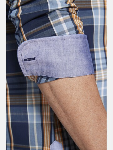 Jan Vanderstorm Comfort fit Button Up Shirt ' Jirka ' in Blue