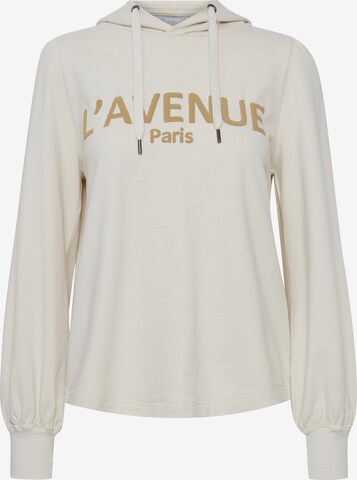 Fransa Sweatshirt in Beige: front