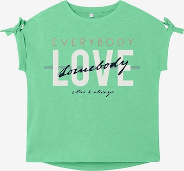 NAME IT Shirt 'VEET' in Groen: voorkant