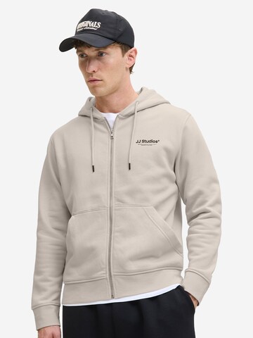 JACK & JONES Sweatjacke 'Soho' in Grau