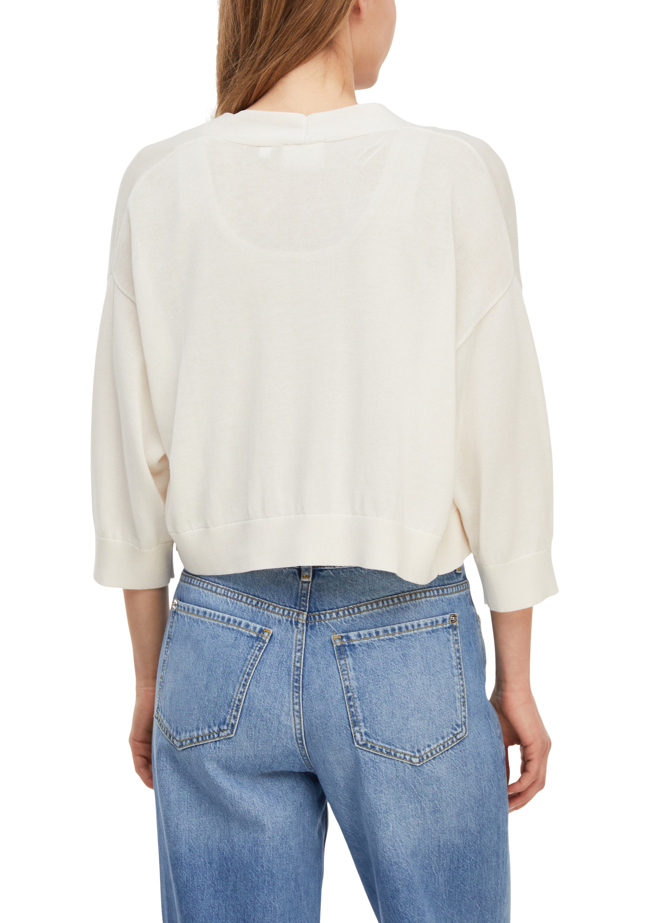 COMMA Knit cardigan in White