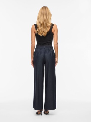 VILA Wide leg Broek 'VIOfala' in Blauw