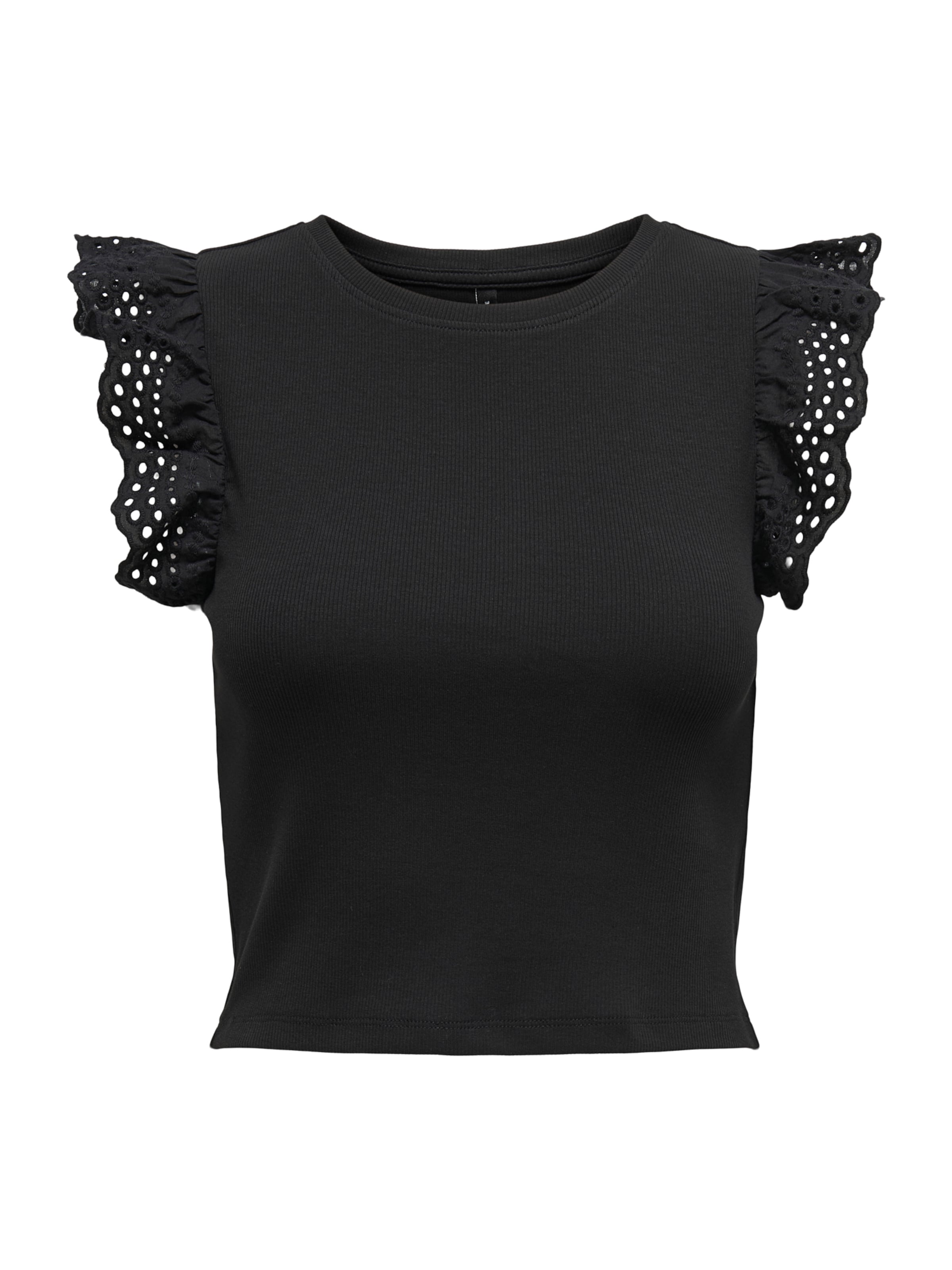 ONLY Top 'ONLMATHILDA' in Zwart: voorkant