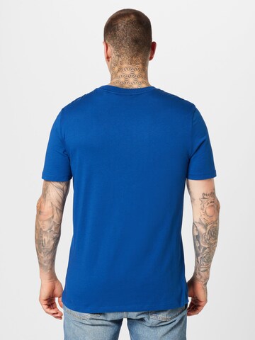 mėlyna HUGO Marškinėliai 'Dulive222'