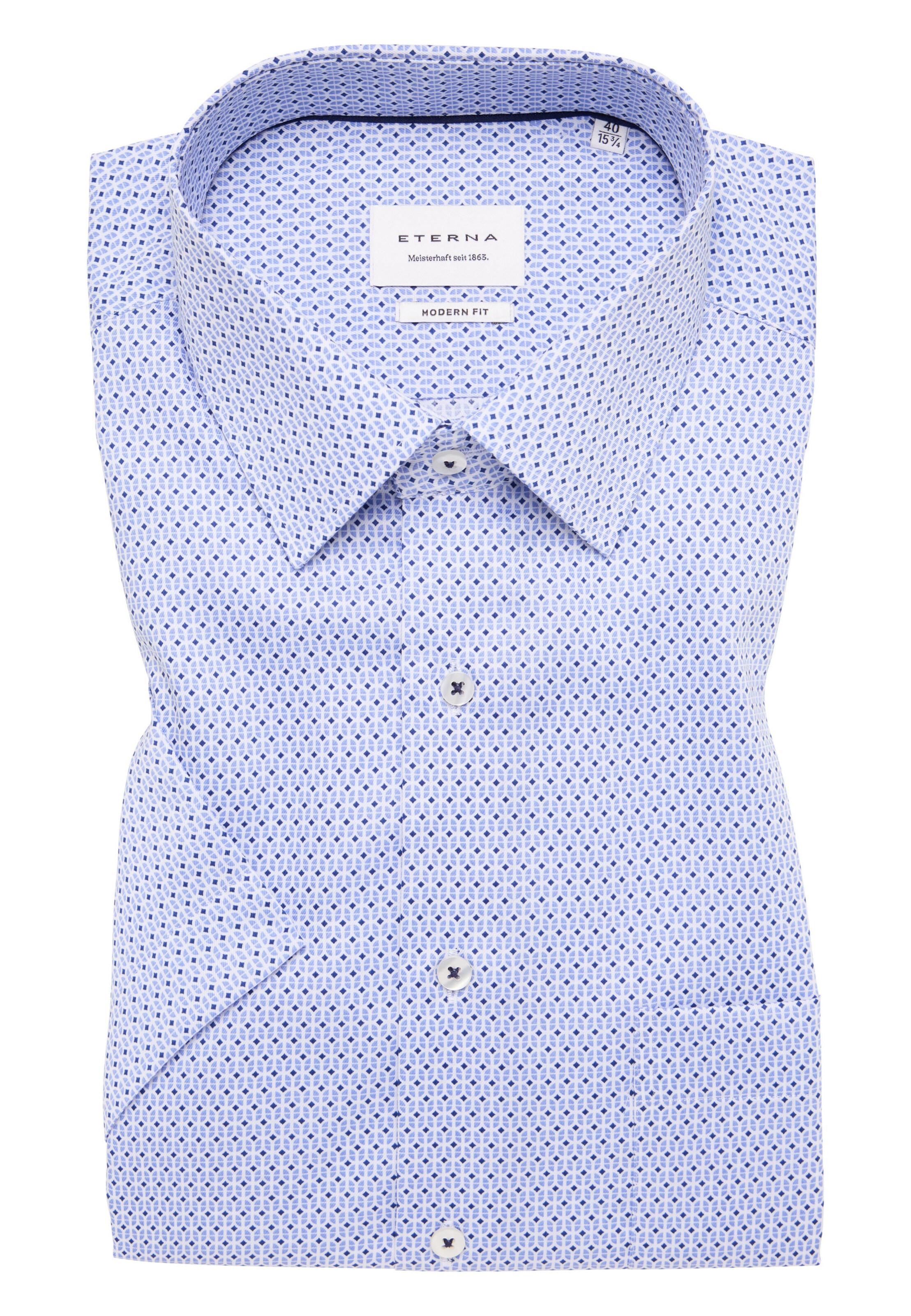 ETERNA Comfort fit Business shirt in Blue