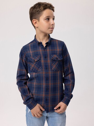 By Diess Collection Regular fit Overhemd in Blauw: voorkant