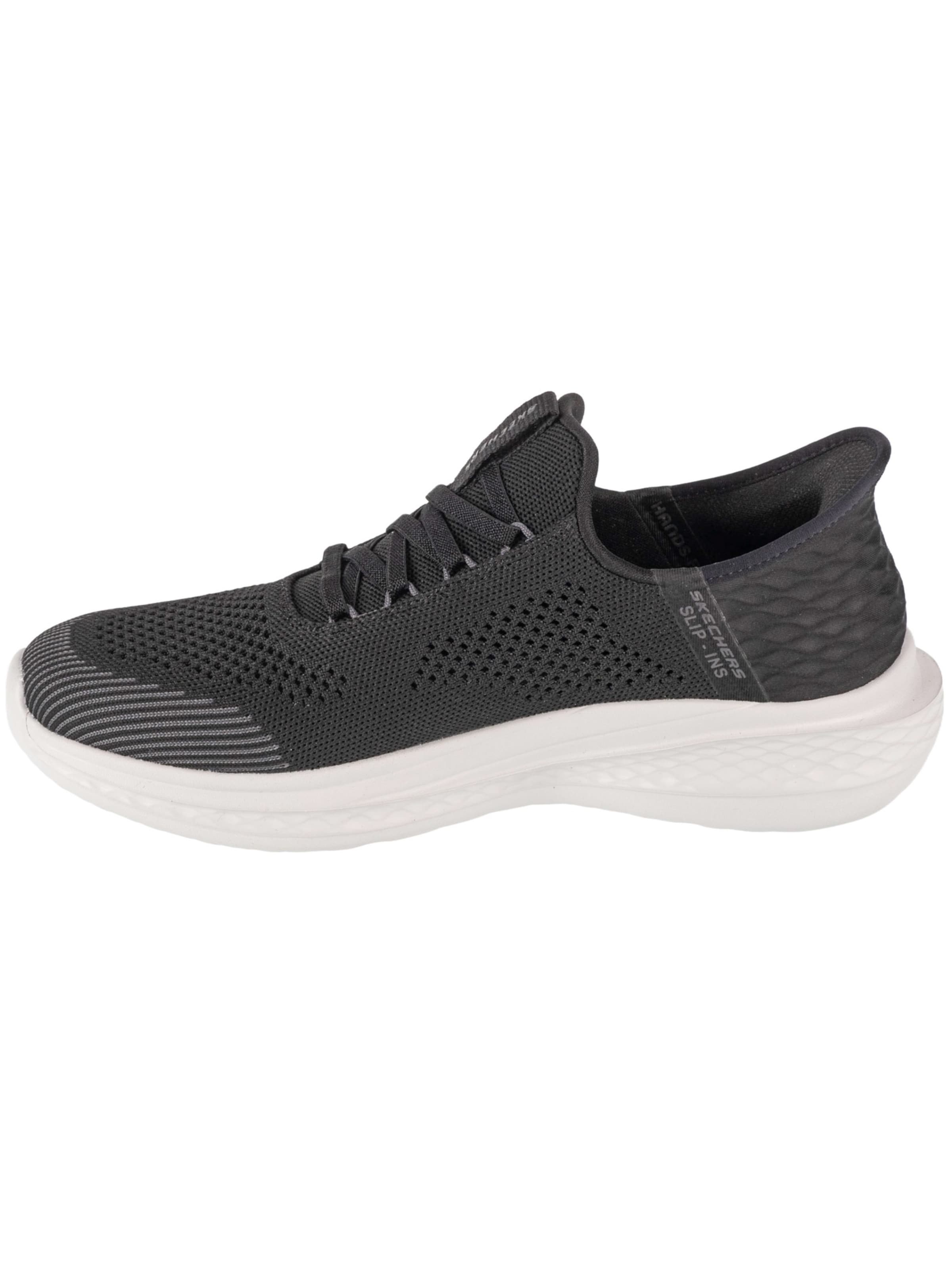 SKECHERS Sneakers 'Skechers : Slade - Quinto' in Black: front