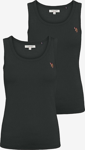 U.S. POLO ASSN. Toppi ' Casandra 2-Pack ' värissä musta: etupuoli