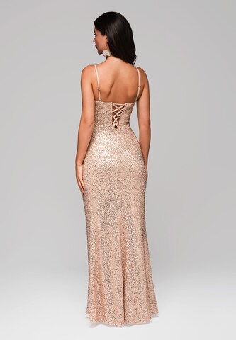 Ombre Avondjurk in Goud