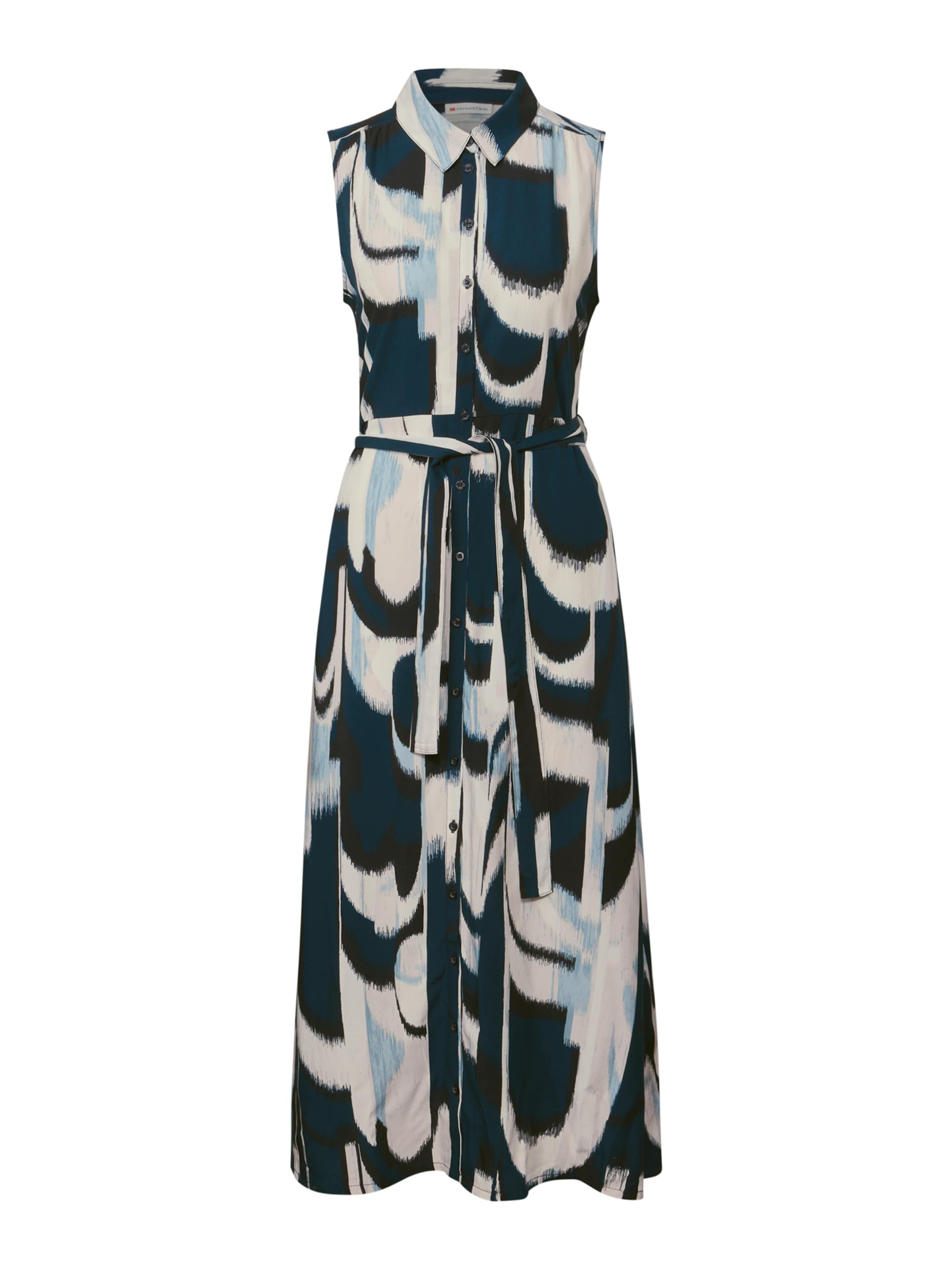 STREET ONE - Vestido camisero en azul: frente