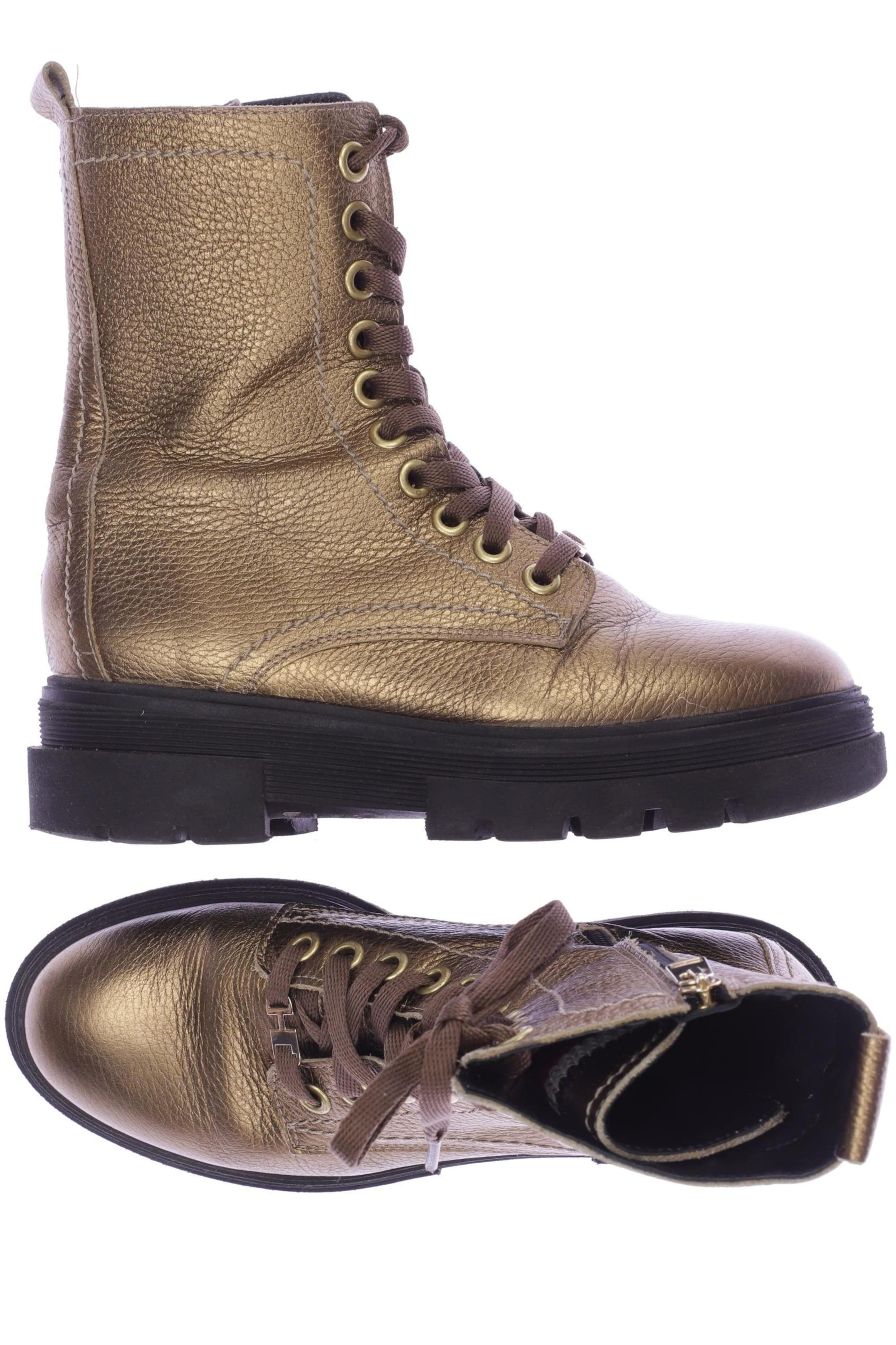 TOMMY HILFIGER Dress Boots in 37 in Gold: front