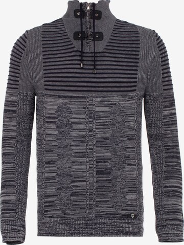 CIPO & BAXX Sweater in Grey: front