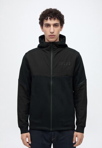 JACK & JONES Φθινοπωρινό και ανοιξιάτικο μπουφάν 'JCOFUSION' σε μαύρο: μπροστά