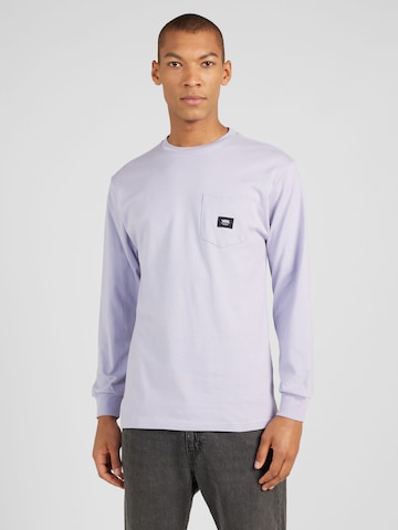 T-Shirt VANS en violet : devant