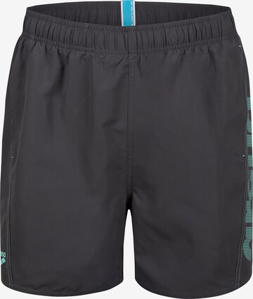 ARENA Beach Short 'FUNDAMENTALS LOGO' in Grau: predná strana