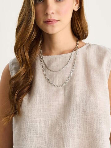 Top di Bianco Lucci in grigio