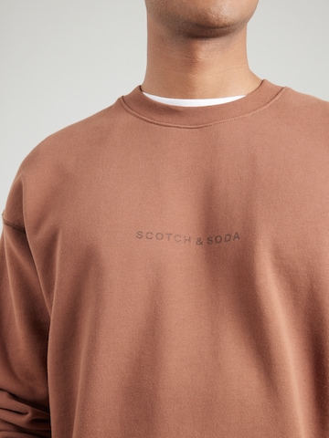 Sweat-shirt 'Seasonal Core' SCOTCH & SODA en marron