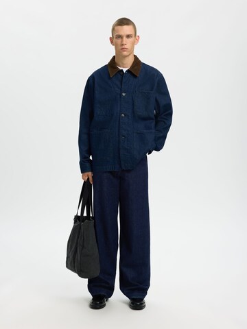 SELECTED - Pierna ancha Vaquero '260' en azul