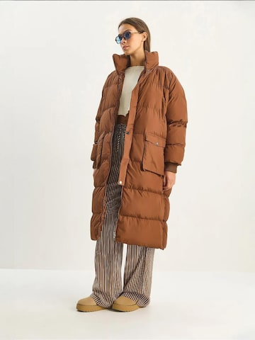 Manteau d’hiver Bianco Lucci en marron