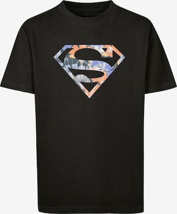 F4NT4STIC Shirt 'Superman' in Zwart: voorkant