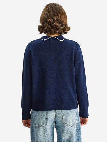 Bianco Lucci Sweater 'Pullover' in Blue