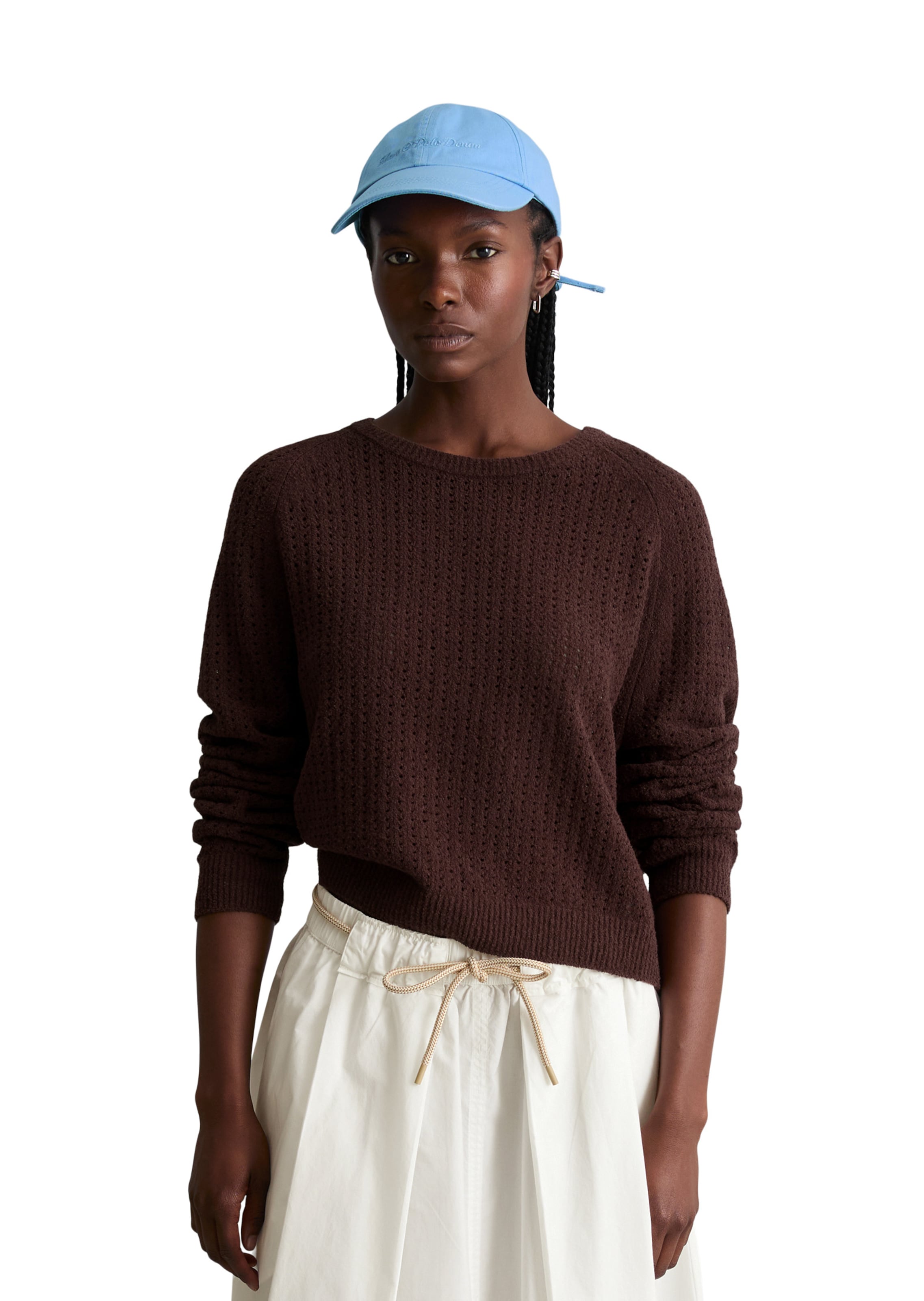 Marc O'Polo DENIM Sweater in Red: front