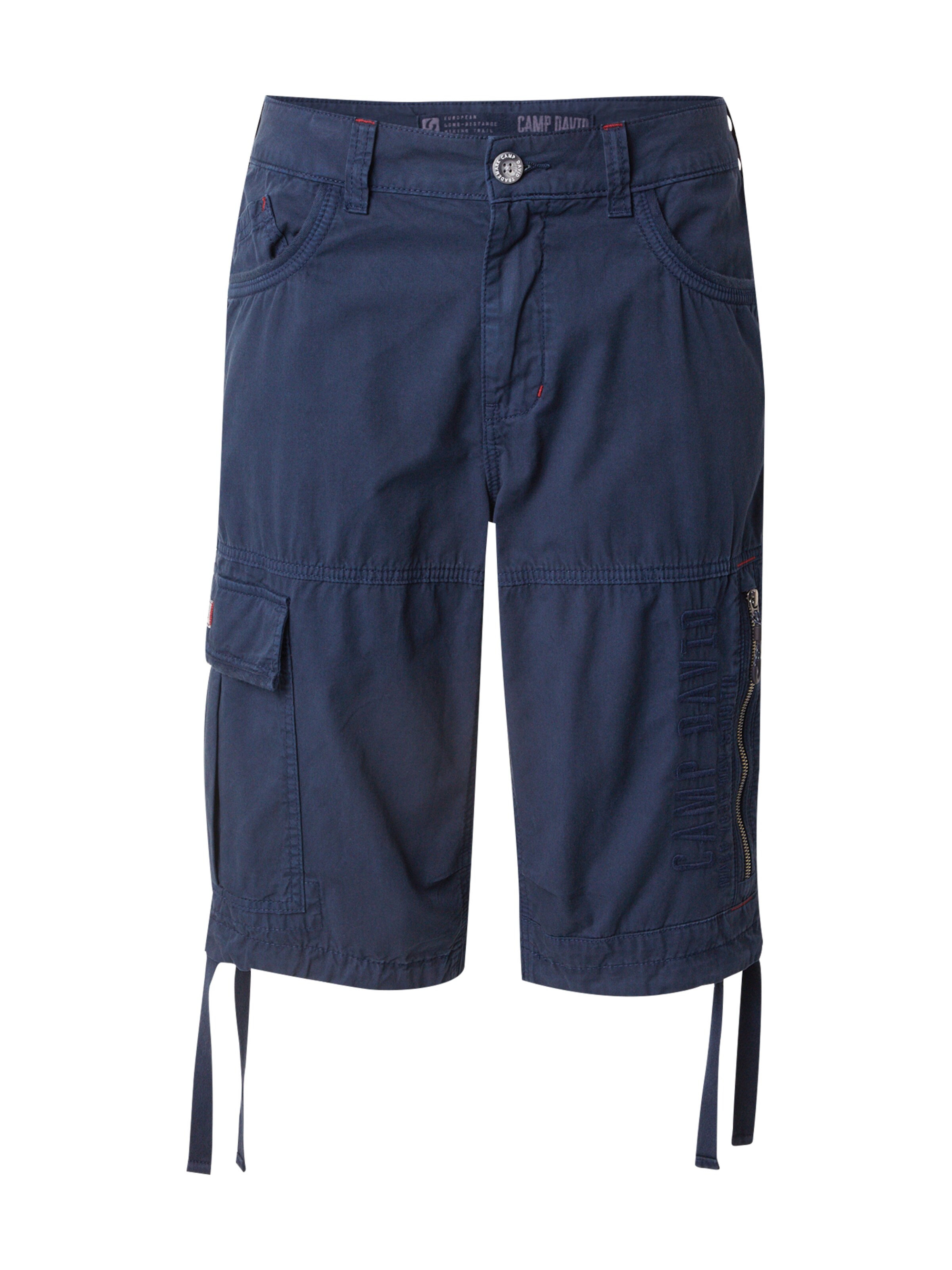 CAMP DAVID Štandardný strih Kapsáče - Modrá: predná strana