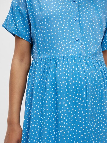 MAMALICIOUS Košilové šaty 'Mercy Lia' – modrá
