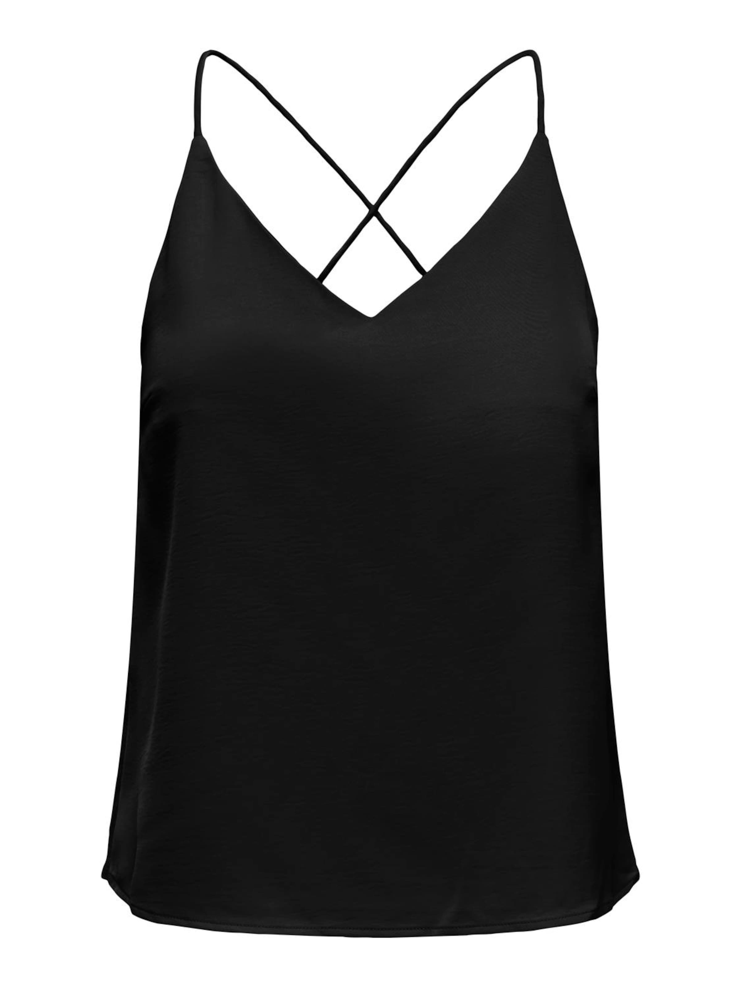 Top 'ONLLENA MAYA' di ONLY in nero: frontale