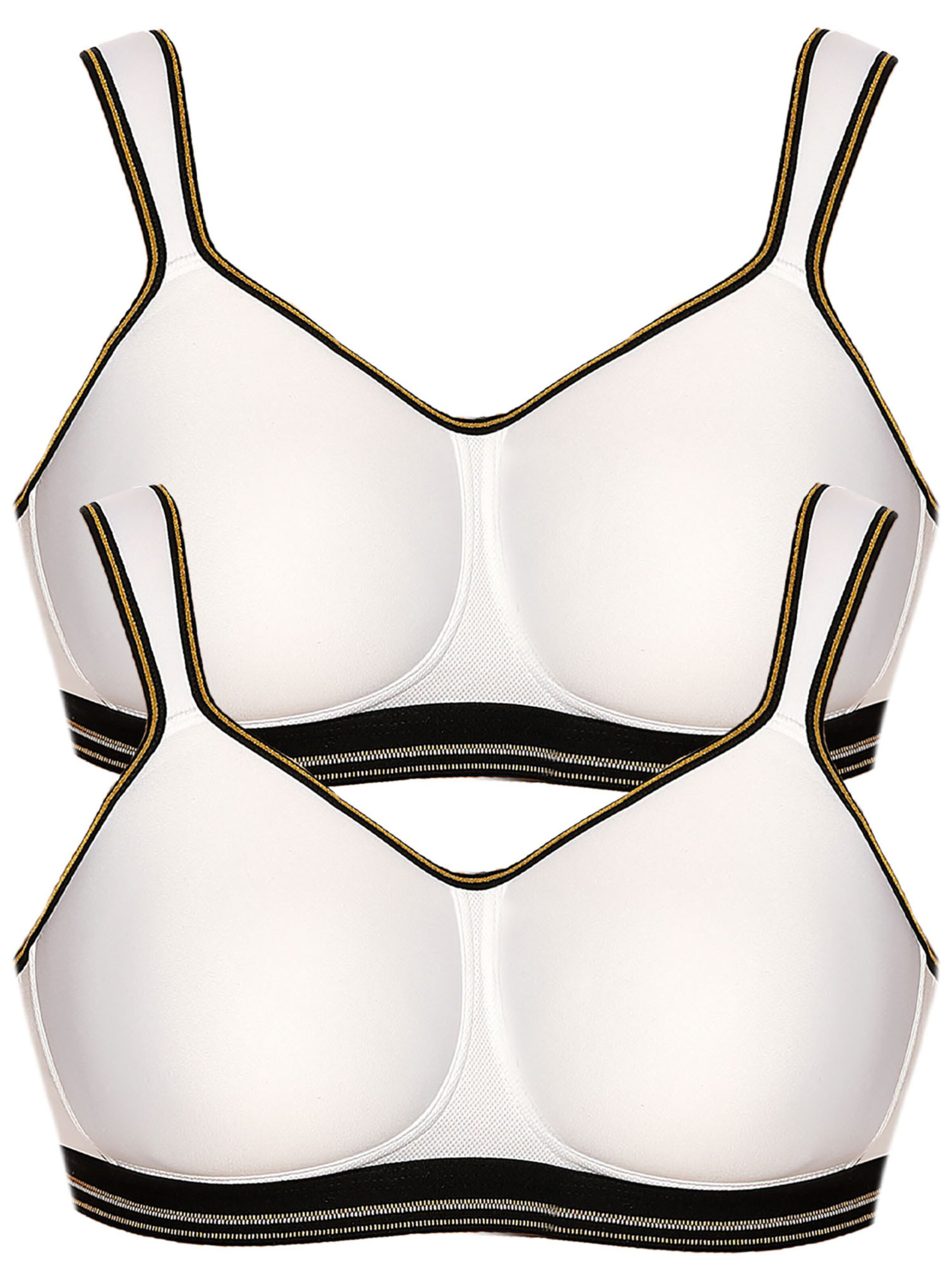 VIANIA Bustier BH 'intense'‌‌‌ in Weiß: Vorderseite