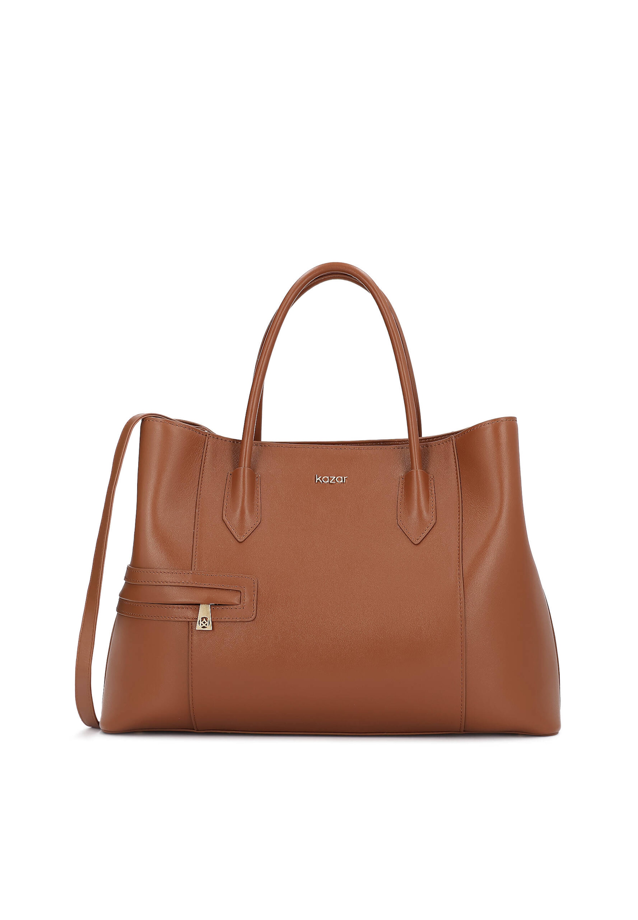 Kazar Cabas en One Size en cognac, Vue avec produit
