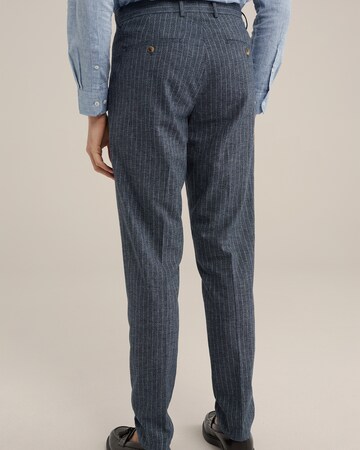 Slimfit Pantaloni con pieghe di WE Fashion in grigio