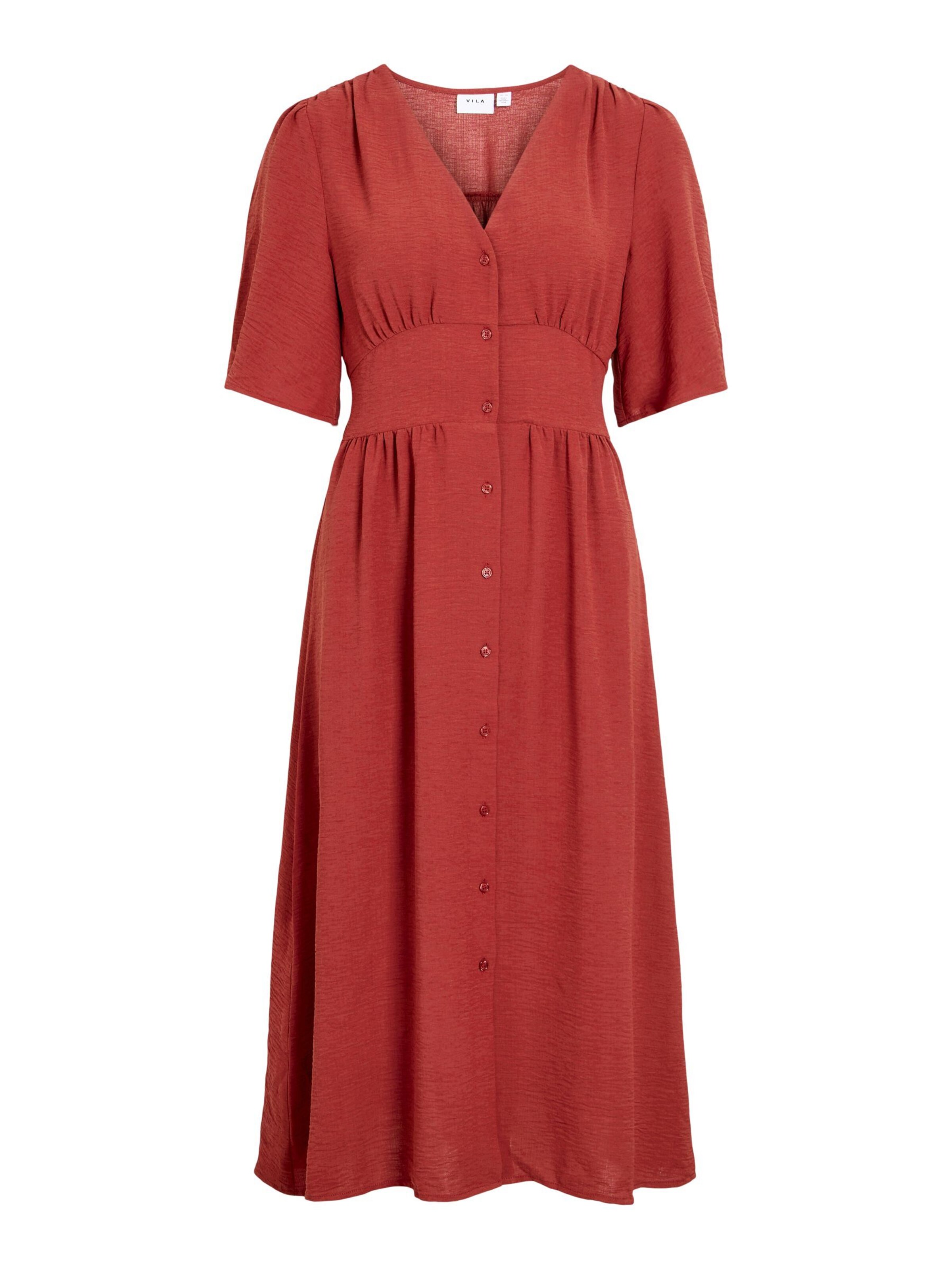 VILA Dress 'VISKOV' in Brown: front