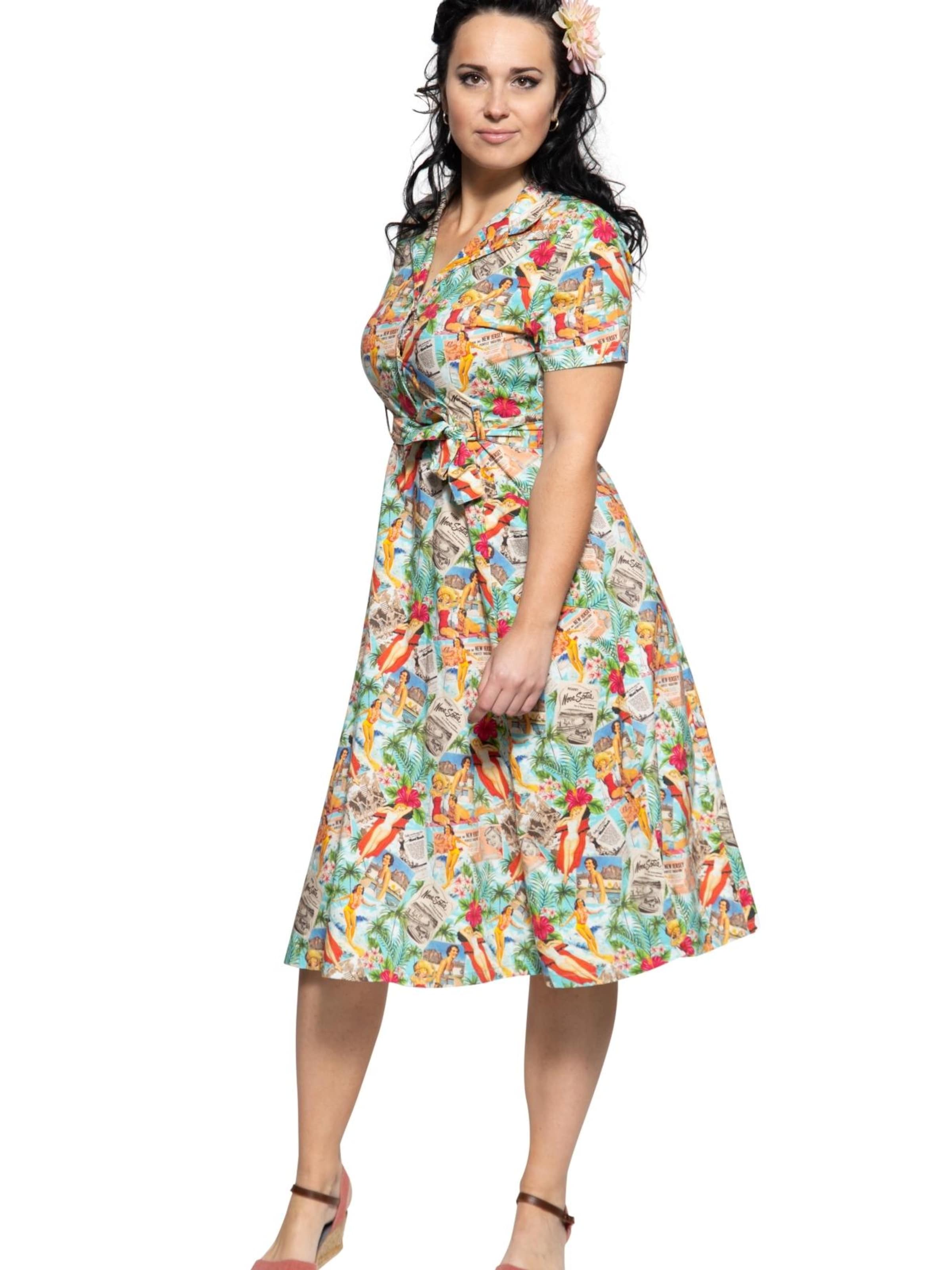 Queen Kerosin Kleid‌‌‌‌‌‌‌‌ in Mischfarben: Vorderseite
