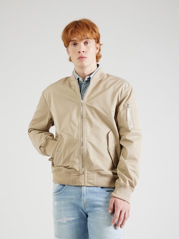 REPLAY - Chaqueta de entretiempo en beige: frente