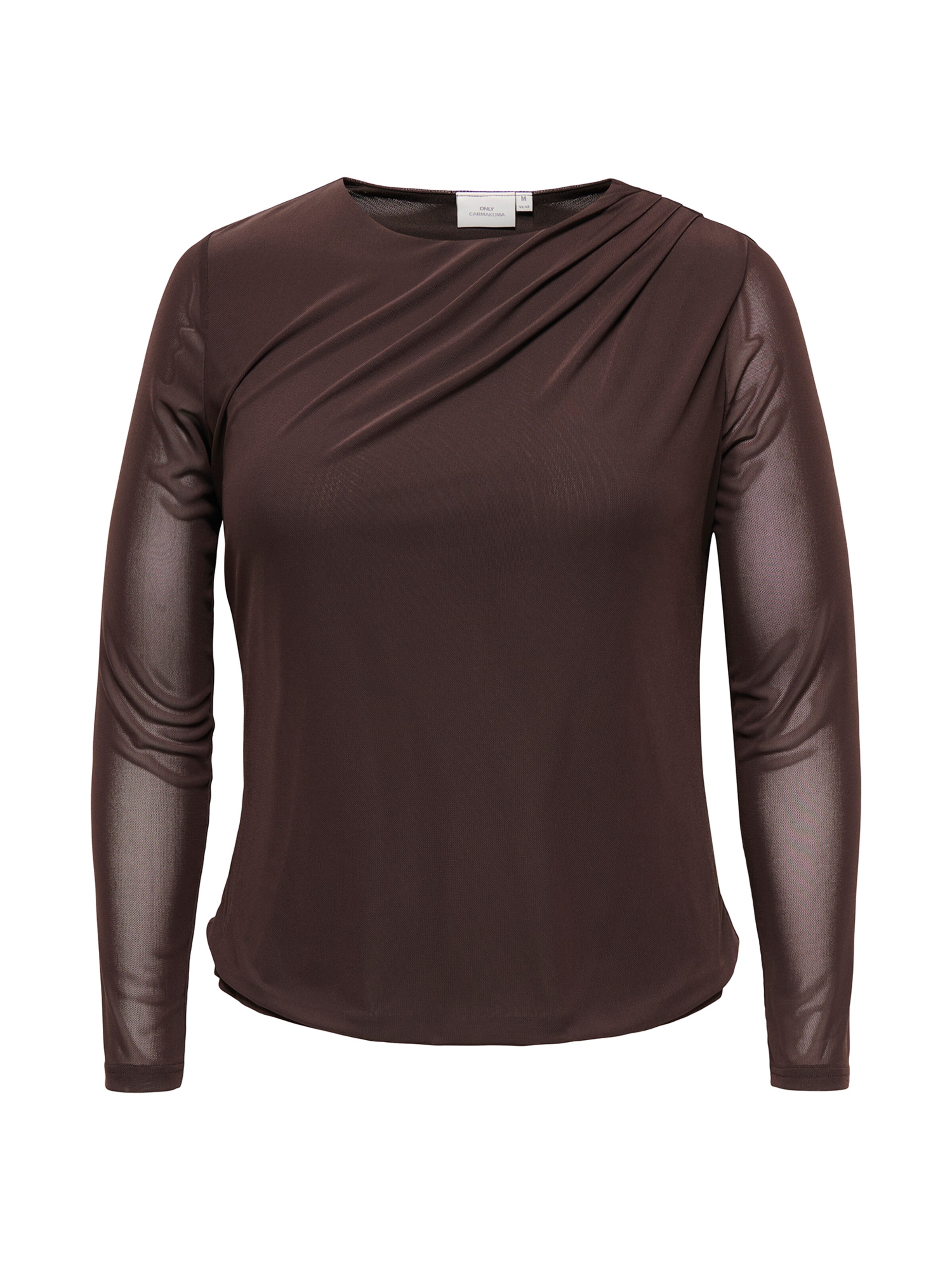 ONLY Carmakoma - Camiseta 'CARSARA' en marrón: frente
