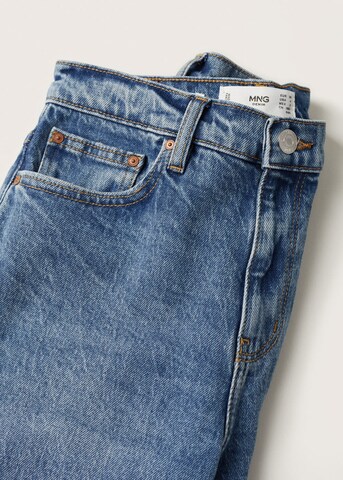 MANGO Regular Jeans 'Newmom' in Blau