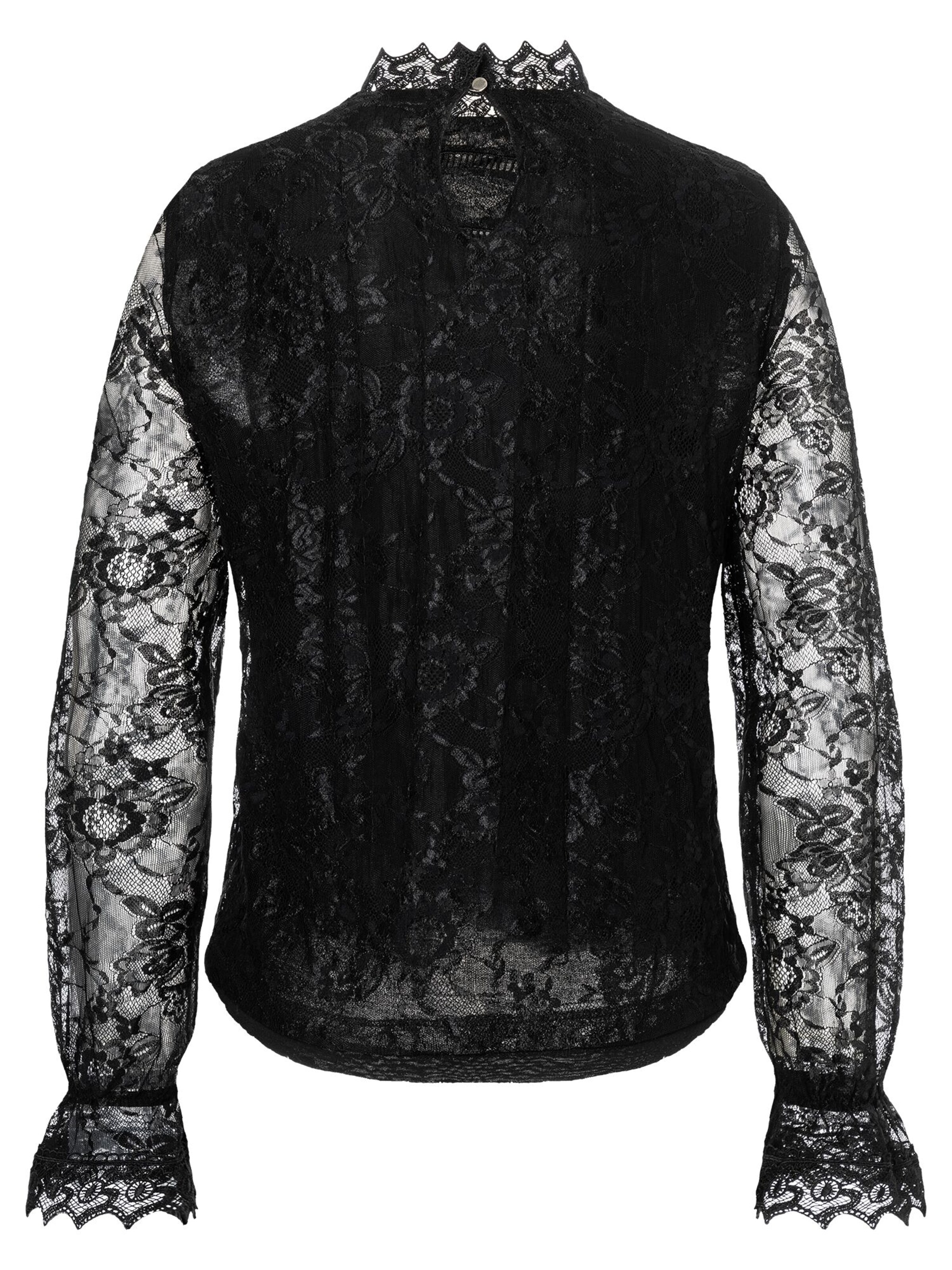 MORE & MORE Bluse in Schwarz: Vorderseite