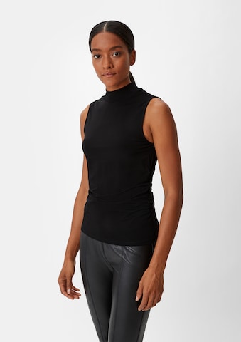 COMMA Top in Schwarz: Vorderseite