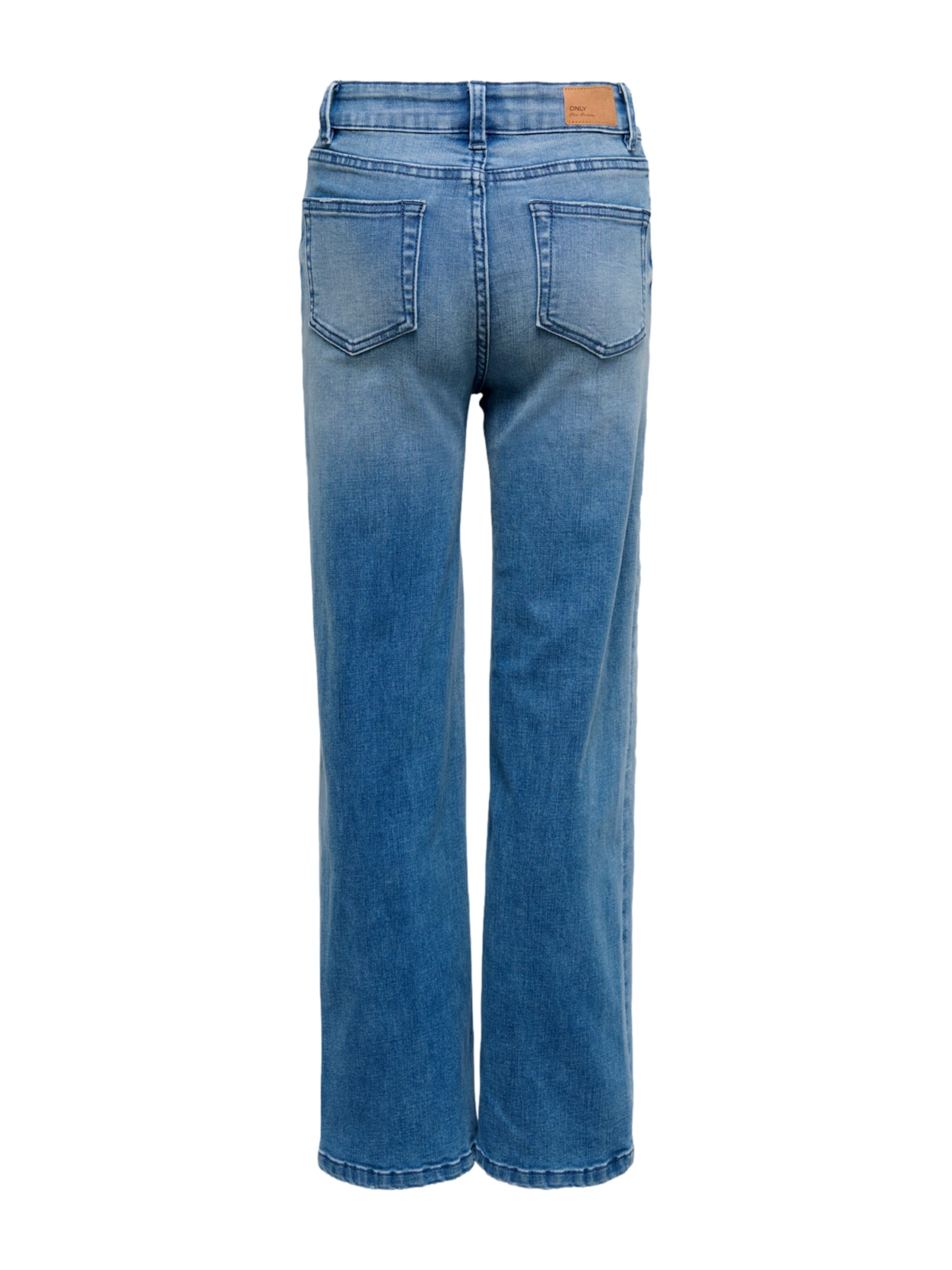 ONLY GIRLS Flared Jeans 'KOGJUICY-WAUW' in Blau