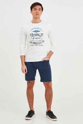 BLEND Regular Shorts 'MANTINO' in Blau